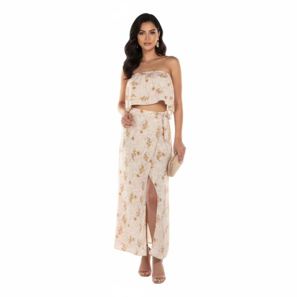 Women's 2 Piece Set Floral Printed